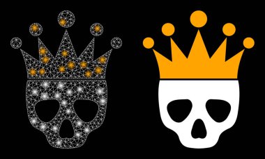 Çokgen Kablo Çerçevesi Sihirli Ölü Kral