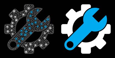 Çokgen Kablo Çerçevesi Ağ Onarım Araçları Parlak Benekli