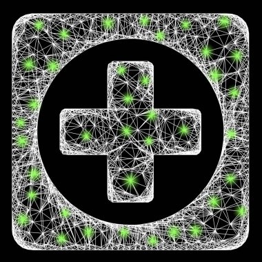 Ağ Parıldayan Noktalarla Ağ Ağı Oluştur