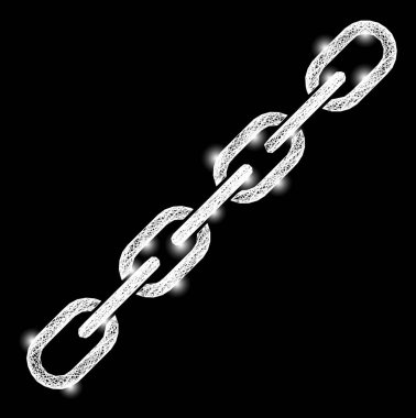 Parlak Lekeli Ağ Zinciri Ağ Ağı