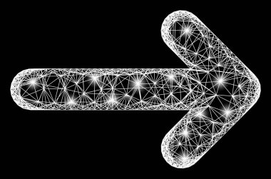 Yumurtadan Çıkan Parlak Işık Noktaları ile Sağa Taşı Ağ