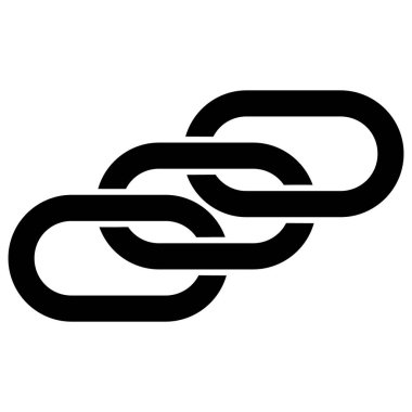 Raster Zincir Bağlantıları Düz Simge ResmiName