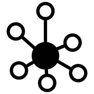 Raster İlişkileri Düz Simge İllüstrasyonu