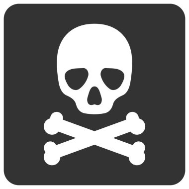 Raster Ölüm Kutusu Düz Simge Resmi