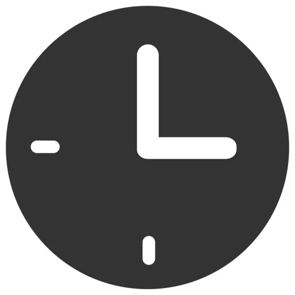 Raster Time Icono plano Símbolo — Foto de Stock