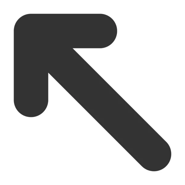 Raster Mover para cima Símbolo de ícone plano esquerdo — Fotografia de Stock
