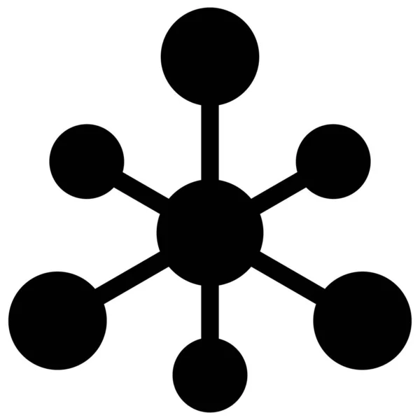 Raster Web Connections Symbole d'icône plat — Photo