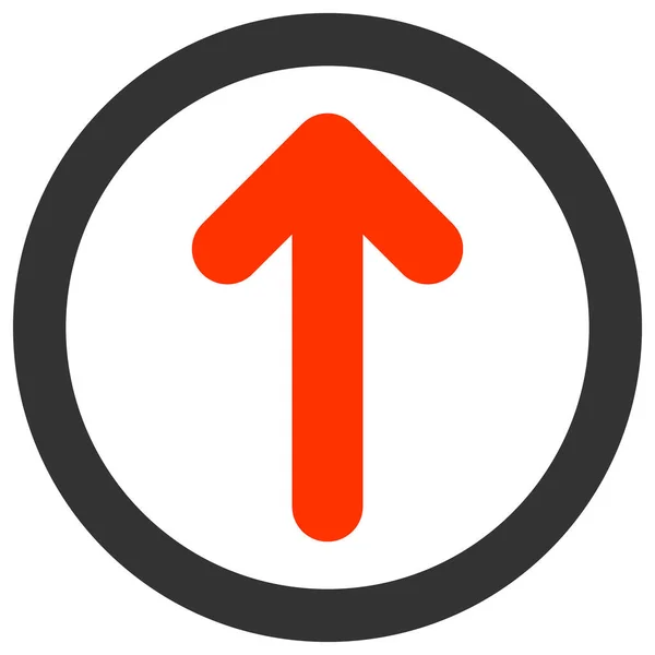 Raster redondeado flecha plana icono de la imagen —  Fotos de Stock