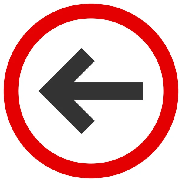 Raster Back Direction Flat Icon Illustration — Photo