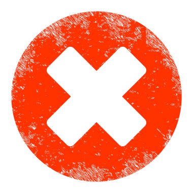 Grunge Simge Vektörünü Reddet