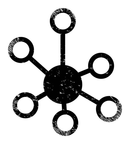 Σχέσεις Scratched εικονίδιο Σύμβολο — Διανυσματικό Αρχείο