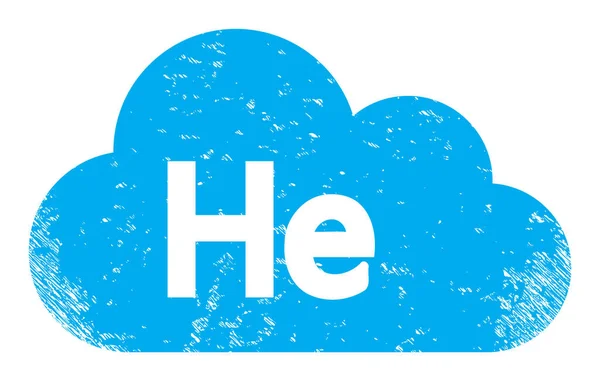 Hélium gáz karcos ikon illusztráció — Stock Vector