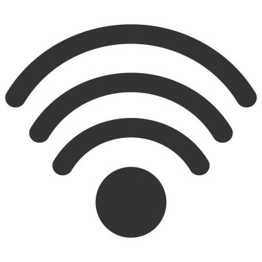 Vektör Wi-Fi Kaynağı Düz Simge Resmi