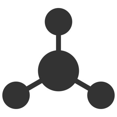 Vektör Düğümü Düz Simge Simgesini Bağlıyor