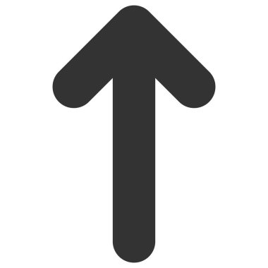 Vektör Düz Simge Resminden Yukarı Taşı