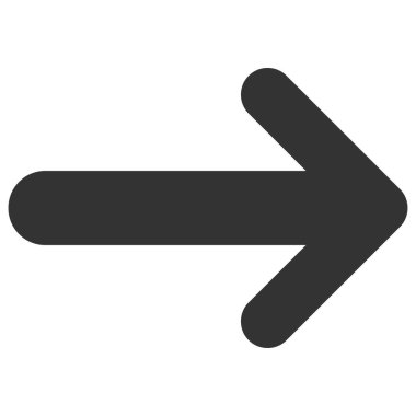 Vektör Oku Sağ Düz Simge ResmiName