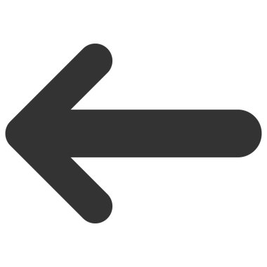 Vektör Oku Sol Düz Simge Resmi