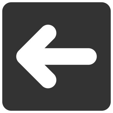 Vektör Sol İmleç Düz Simgesi Resmi