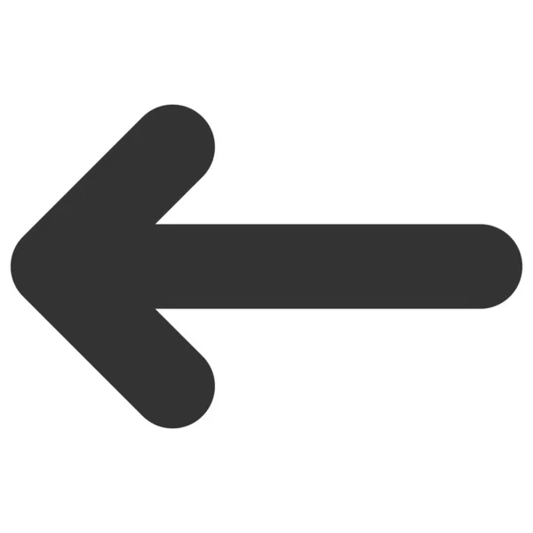Vector Verplaats naar links Platte pictogram Illustratie — Stockvector