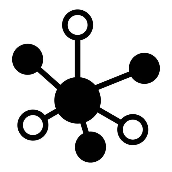 Conexiones vectoriales Icono plano Símbolo — Archivo Imágenes Vectoriales