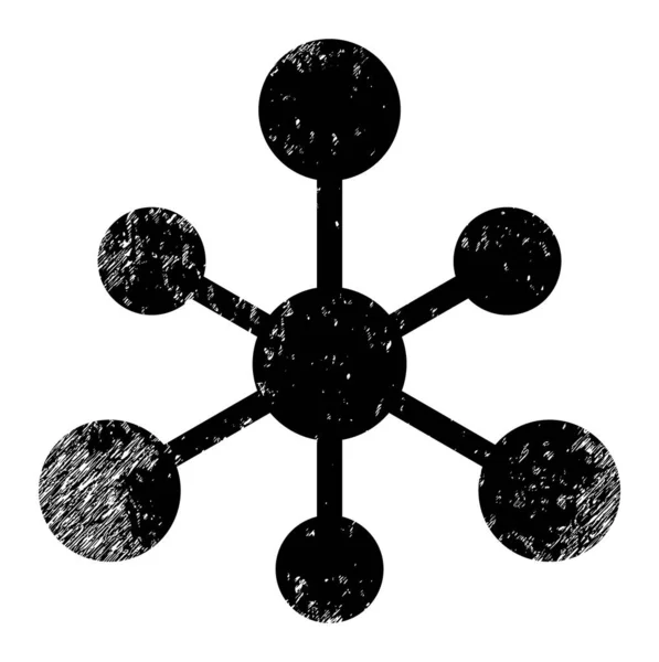 Web Connections Grunge Icon Image — 스톡 사진