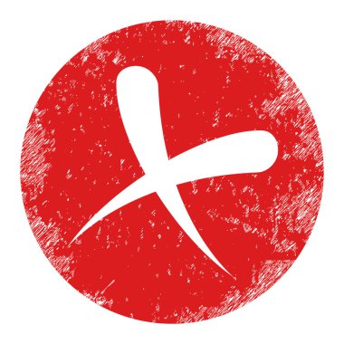 Grunge Simge Raster 'ı İptal Et