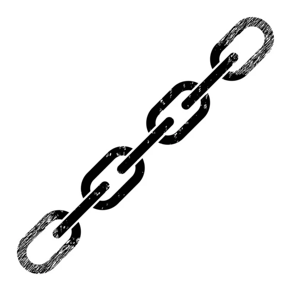 Chain Grunge Icon Raster — Stockfoto