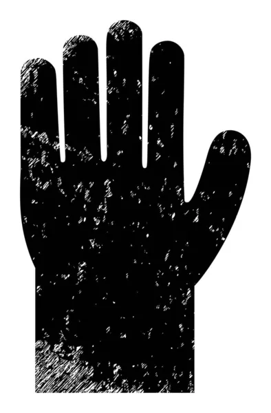 Hand Grunge Icon Raster — Stock fotografie