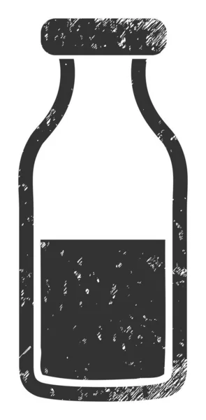 Water Bottle Grunge Icon Symbol — Zdjęcie stockowe