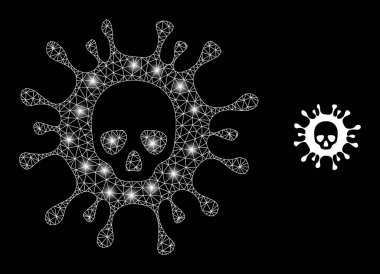 Polygonal Carcass Mesh Death Virus with Lightspots
