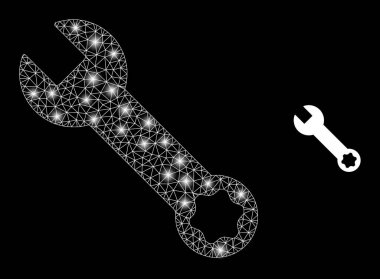 Polygonal 2D Mesh Spanner with Lightspots