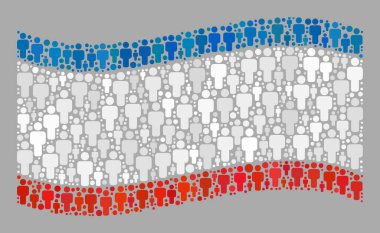 Demokratik Kırım Bayrağını Dalgalandırmak - Simgeli Mozaik