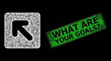 Homurdanan Hedefleriniz Nedir Soru Mührü ve Ağ Sol Kılavuz Ağ Parlak Leke Ağı