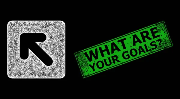 Homurdanan Hedefleriniz Nedir Soru Mührü ve Ağ Sol Kılavuz Ağ Parlak Leke Ağı