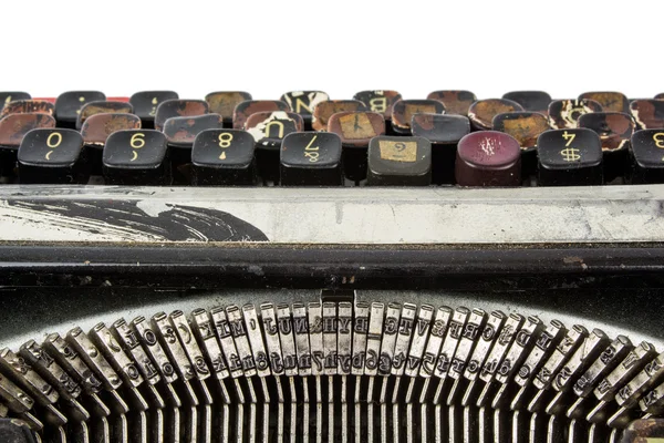 Paslı kirli daktilo