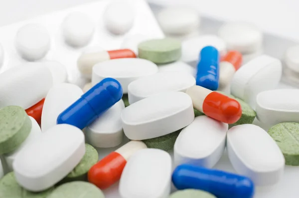 Heap of medicine pills — Stock Photo, Image