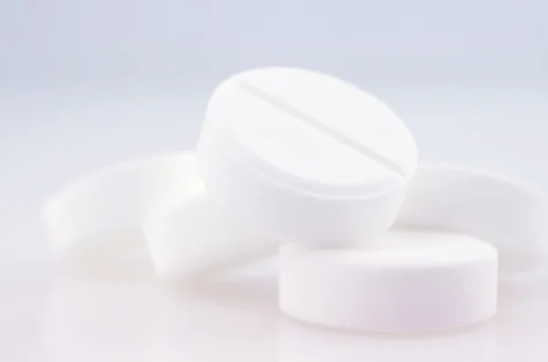 White  medicine antibiotic pills — Stock Photo, Image