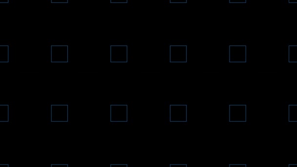 Quadrados sobre fundo escuro — Vídeo de Stock