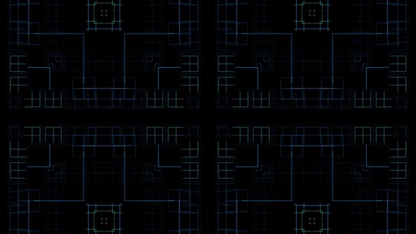 Squares on dark background — Stock Footage Squares on dark background Stock Video