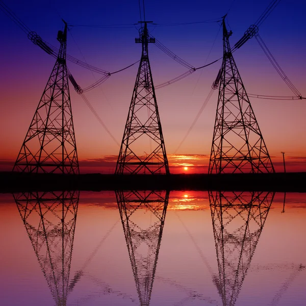 Power lines — Stock Photo, Image