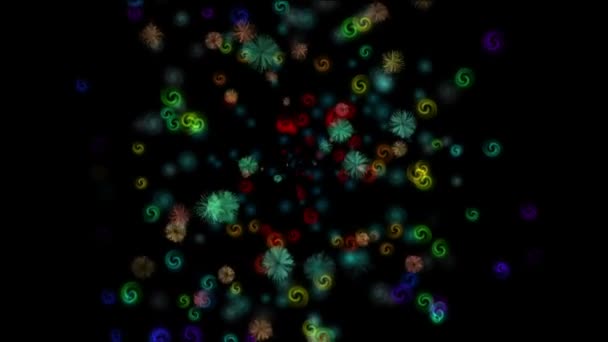 Figurines multicolores spirale 