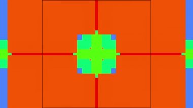 Parlak renkli geometrik şekiller