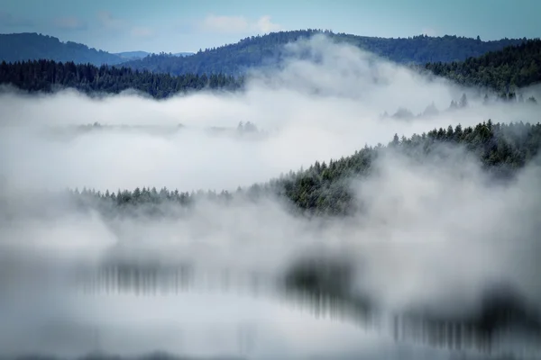 Mist over the lake — Stock Photo, Image