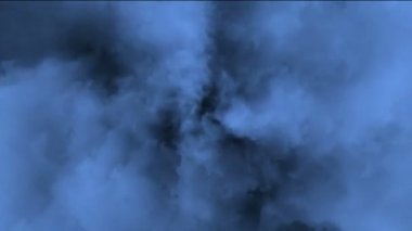 Bulutlar kaleydoskop uçan