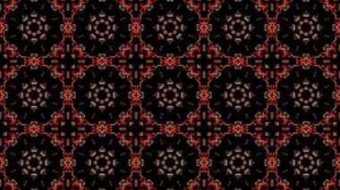 Kırmızı hareketli kaleydoskop