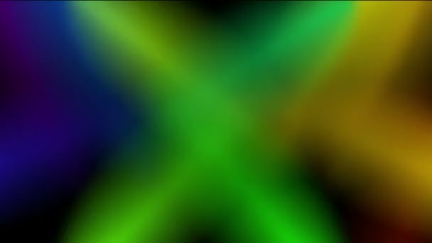 Rotation des rayons flous colorés 