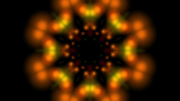 Kaléidoscope bokeh rouge 