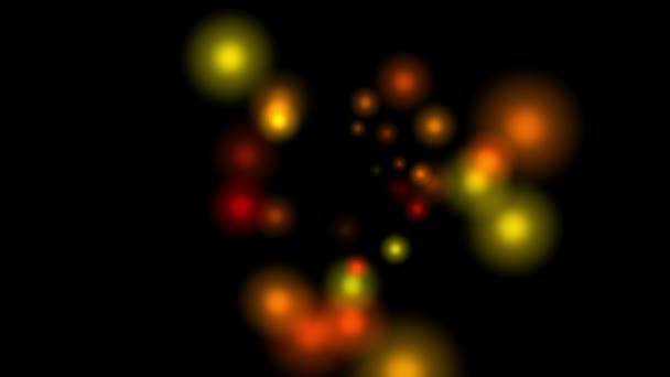 Bokeh rouge sur noir 