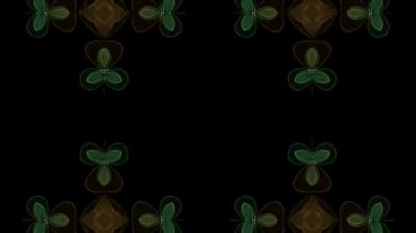 Dönüştürme parlak renkli şekiller