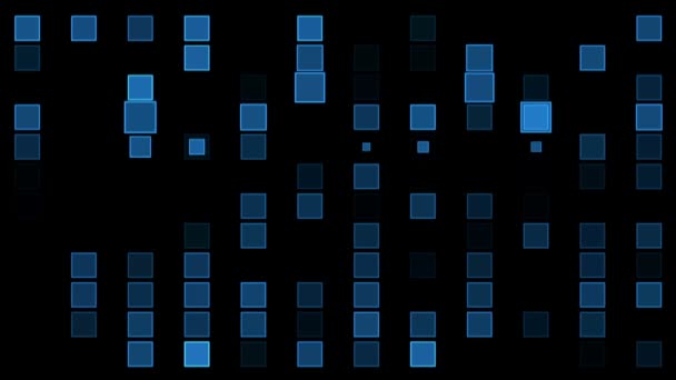 抽象蓝色方块 — 图库视频影像